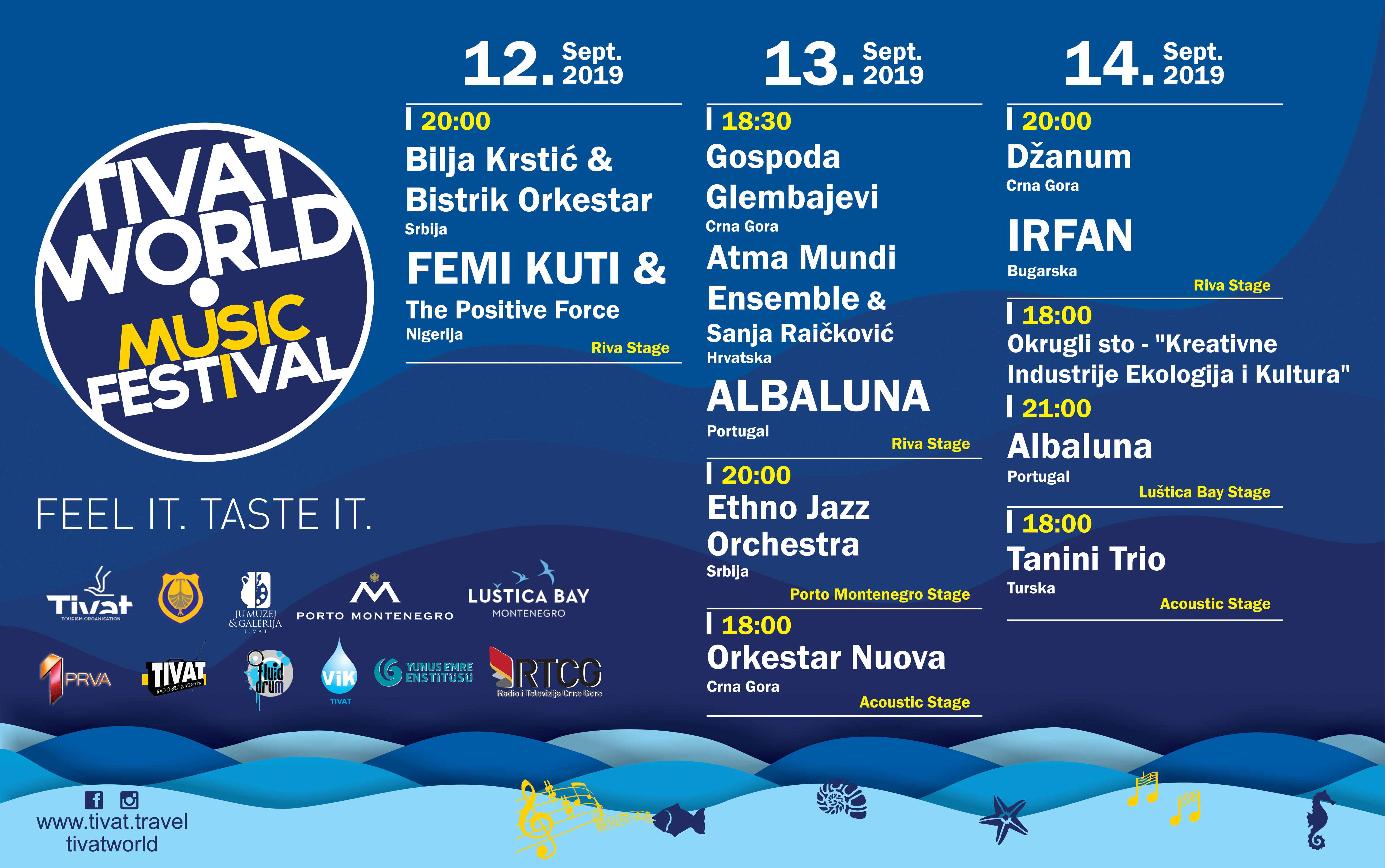 3. World Music Festival TWMF 2019 Tivat Bilja Krstić Femi Kuti